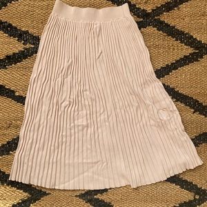 Zara knit pleated skirt
